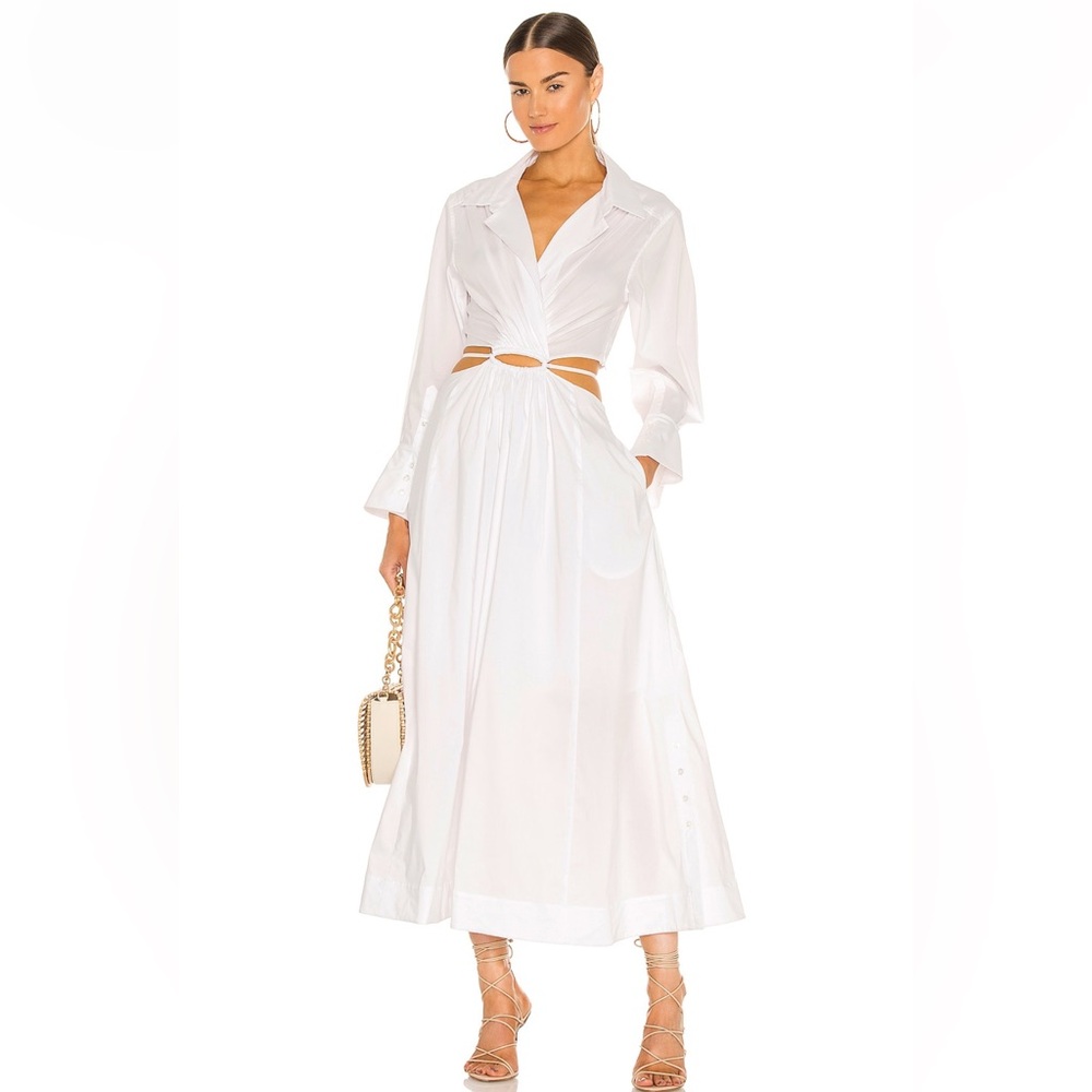 Jonathan Simkhai White Maxi Dress